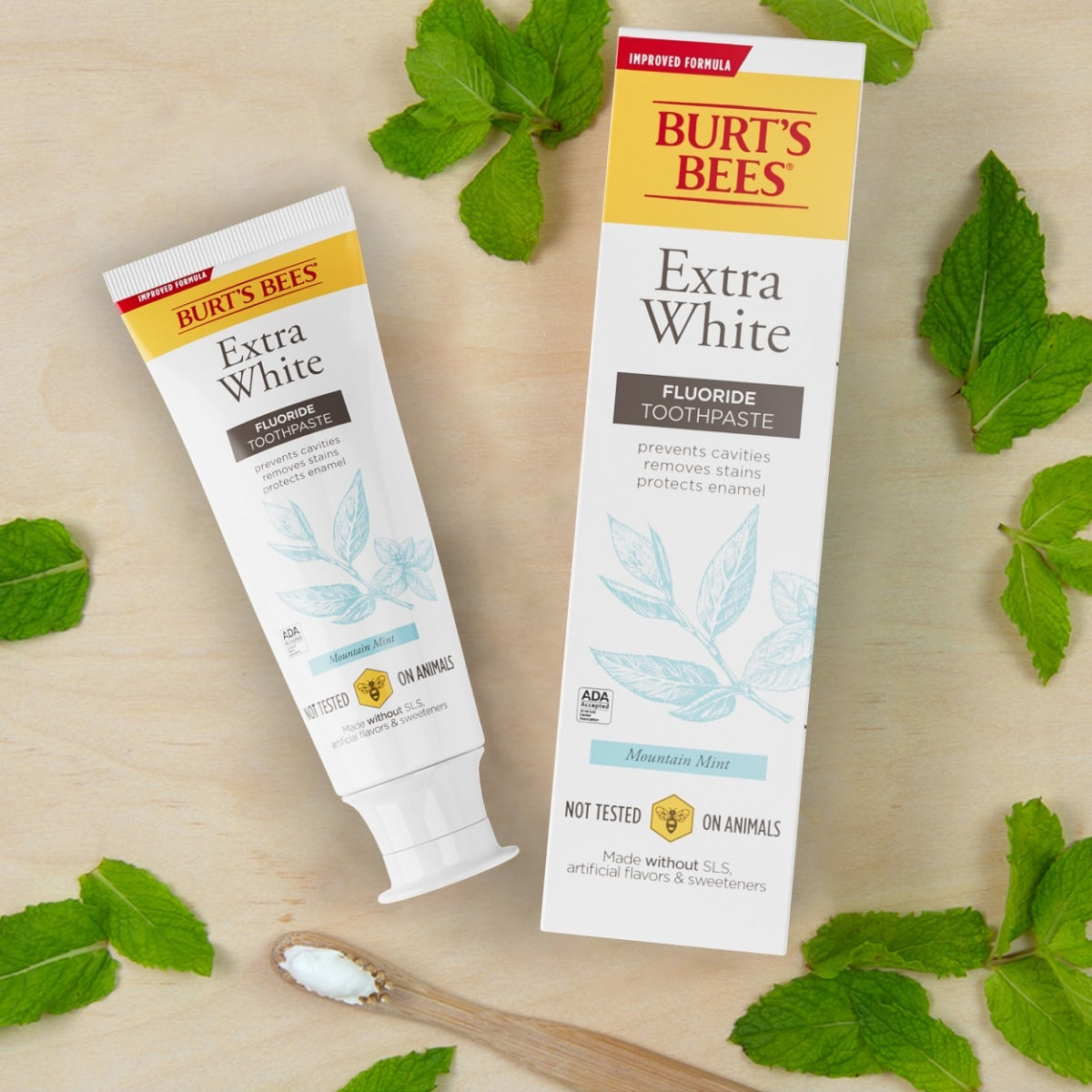 Lifestyle Extra White Fluoride Natural Toothpaste Mountain Mint